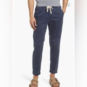 Marine Layer Men’s Saturday Jogger Slim Fit Pants in Faded Navy